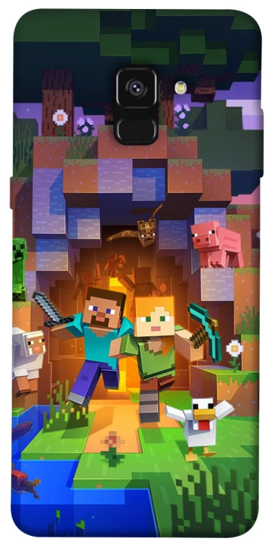 Чохол на Samsung A530 Galaxy A8 (2018) Minecraft game фото 1 з 1