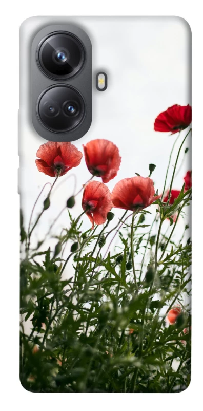 Чехол на Realme 10 Pro+ Поле маков фото 1 из 1