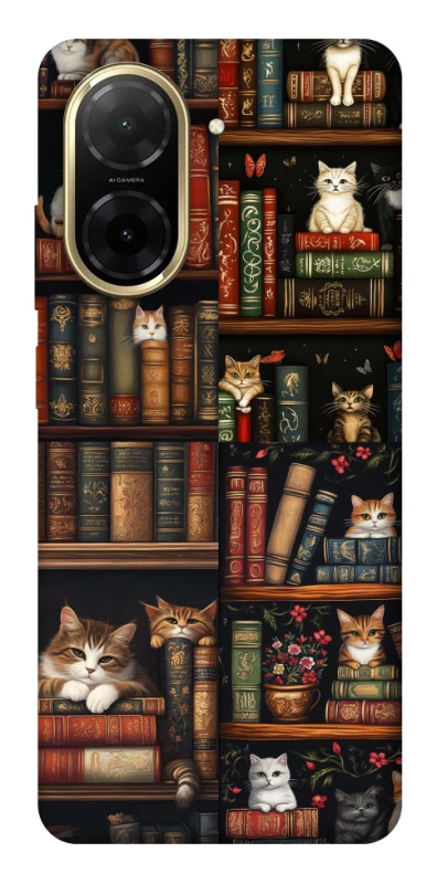 Чохол на Xiaomi Redmi A5 (Europe version) Cats & Books фото 1 з 1
