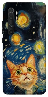 Чохол на Xiaomi Mi Note 10 Lite paint cat фото 1 з 1