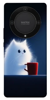 Чехол на Huawei Magic5 Lite Чехол кот с кофе фото 1 из 1