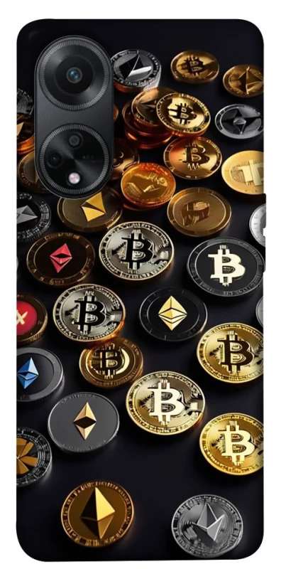 Чохол на Oppo A58 4G Many coins фото 1 з 1