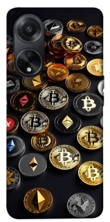Чехол на Oppo A98 Many coins фото 1 из 1