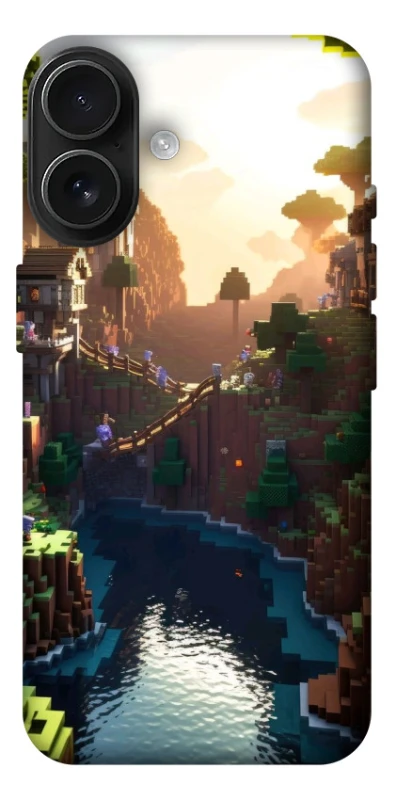 Чехол на Apple iPhone 17 (6.3") Minecraft sunset фото 1 из 1