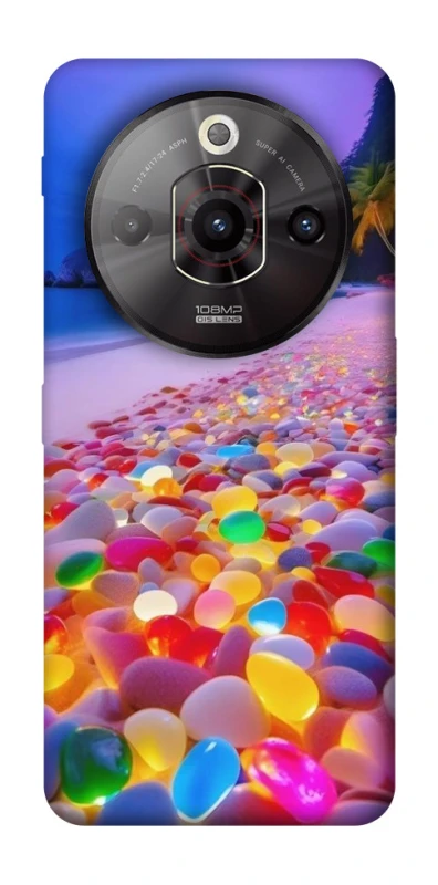 Чохол на ZTE Nubia Focus Pro Каміння світиться на березі фото 1 з 1