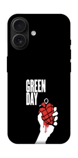 Чехол на Apple iPhone 16 Green Day logo фото 1 Чехол на Apple iPhone 16 Green Day logo фото 1 из 1