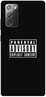 Чехол на Samsung Galaxy Note 20 Parental Advisory Label фото 1 из 1