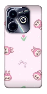 Чохол на Infinix Hot 40i Labubu Flower фото 1 з 1