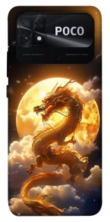 Чехол на Xiaomi Poco C40 Golden Dragon фото 1 из 1