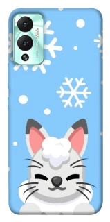 Чохол на Infinix Hot 12 Play Adopt Me Snow Kitty Smile фото 1 з 1