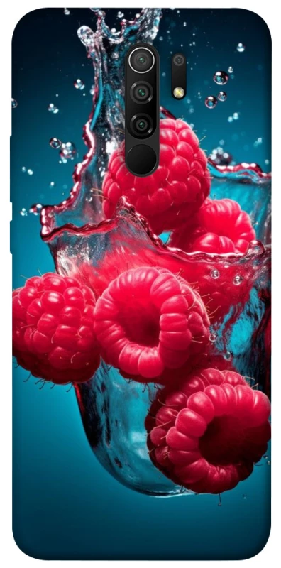 Чохол на Xiaomi Redmi 9 Малинка у воді фото 1 з 1