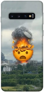 Чехол на Samsung Galaxy S10 Moscow never sleeps ver.2 фото 1 из 1