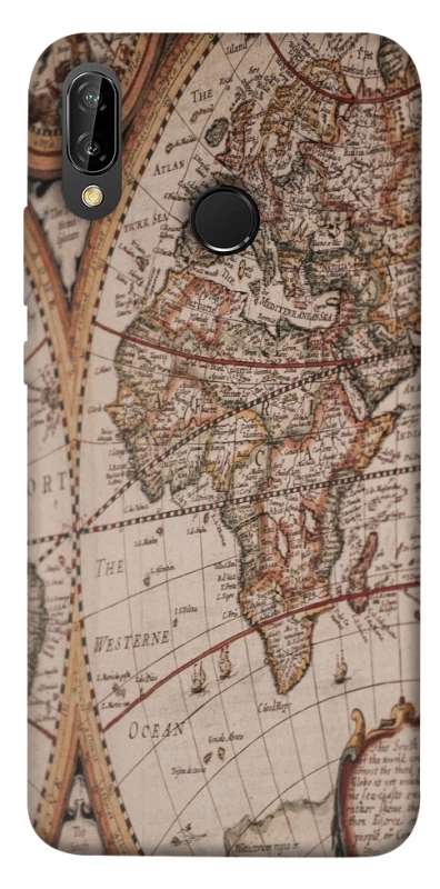 Чехол на Huawei P20 Lite Карта путешествий фото 1 из 1