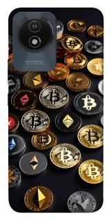 Чехол на Vivo Y02 Many coins фото 1 из 1