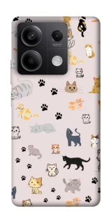 Чехол на Xiaomi Redmi Note 13 5G Cat style ver.1 фото 1 из 1