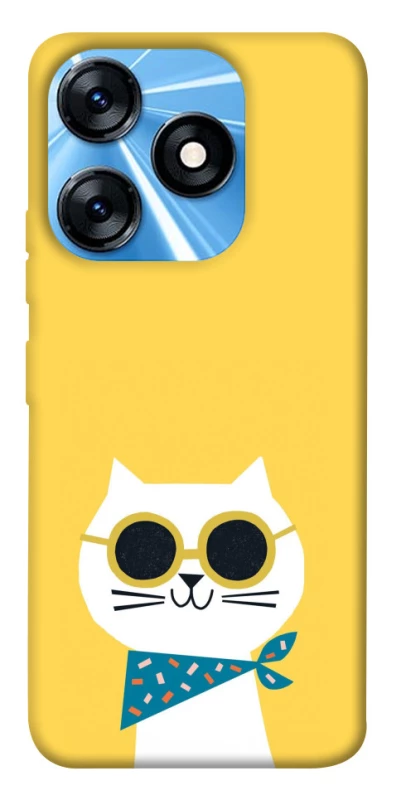 Чехол на TECNO Spark 10 Кот-муркот фото 1 из 1