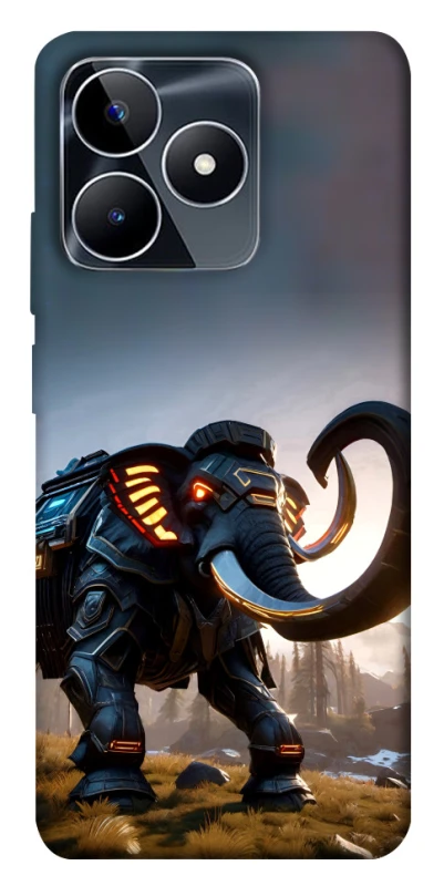 Чехол на Realme C53 Cyber ​​elephant фото 1 из 1