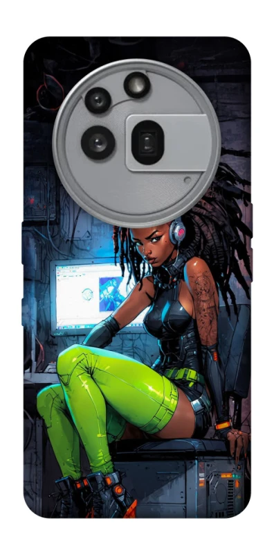 Чохол на Nothing Phone (3a) Pro Cyber girl фото 1 з 1