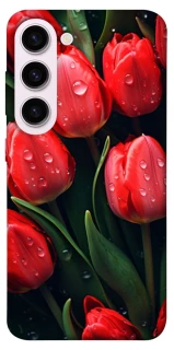 Чохол на Samsung Galaxy S23+ Червоні тюльпани фото 1 з 1
