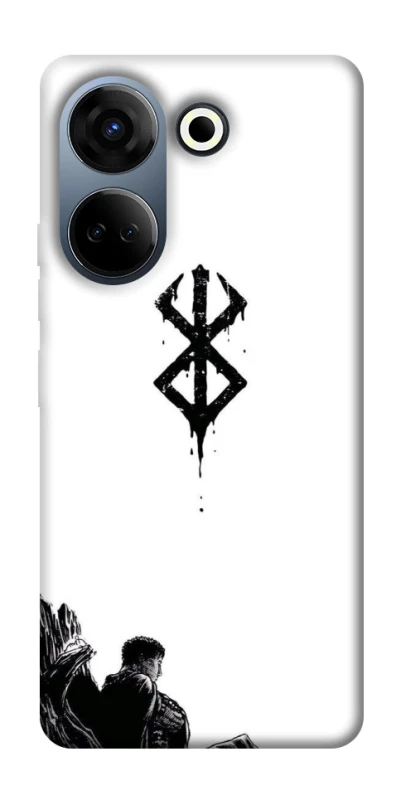 Чохол на TECNO Camon 20 Pro (CK7n) berserk white фото 1 з 1