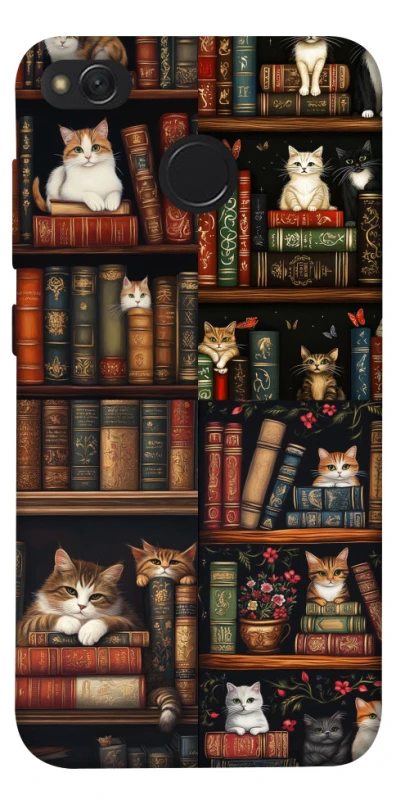 Чехол на Xiaomi Redmi 4X Cats & Books фото 1 из 1