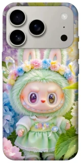 Чехол на Apple iPhone 17 Pro (6.3") Labubu & Flowers ver.2 фото 1 из 1