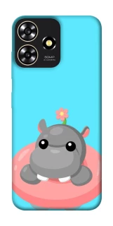 Чехол на ZTE Blade A73 4G Adopt Me Hippo Floatie фото 1 из 1