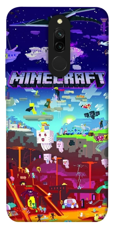 Чохол на Xiaomi Redmi 8 Minecraft world фото 1 з 1
