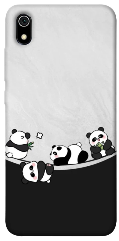 Чехол на Xiaomi Redmi 7A Four pandas фото 1 из 1