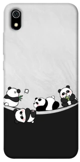 Чохол на Xiaomi Redmi 7A Four pandas фото 1 з 1