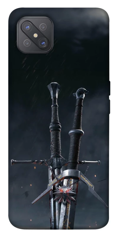 Чехол на Oppo A92s Мечи Ведьмака фото 1 из 1