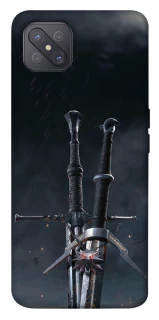 Чехол на Oppo A92s Мечи Ведьмака фото 1 из 1