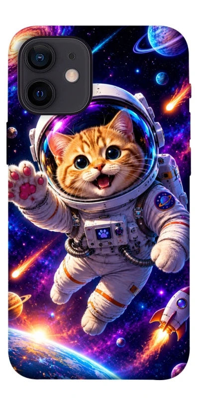 Чохол на Apple iPhone 12 mini (5.4") Space Cat фото 1 з 1
