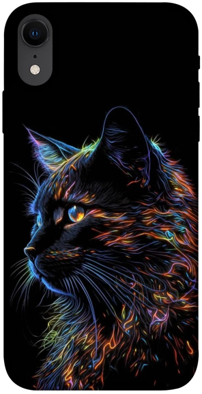 Чохол на Apple iPhone XR (6.1") Чорний кіт фото 1 з 1