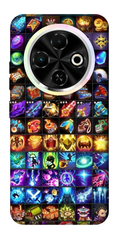 Чехол на TECNO Spark 30C Abilities menu ver.2 фото 1 из 1