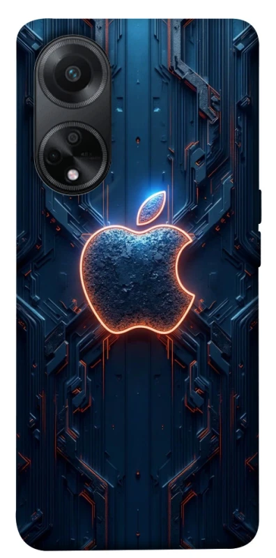 Чехол на Oppo A58 4G Apple logo ver.1 фото 1 из 1