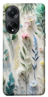 Чехол на Oppo A58 4G Floral design ver.3 фото 1 из 1