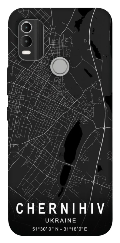 Чохол на Nokia C21 Plus Chernihiv map фото 1 з 1