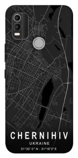 Чехол на Nokia C21 Plus Chernihiv map фото 1 из 1