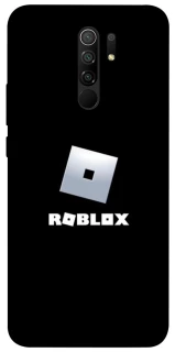 Чехол на Xiaomi Redmi 9 Roblox logo black фото 1 из 1