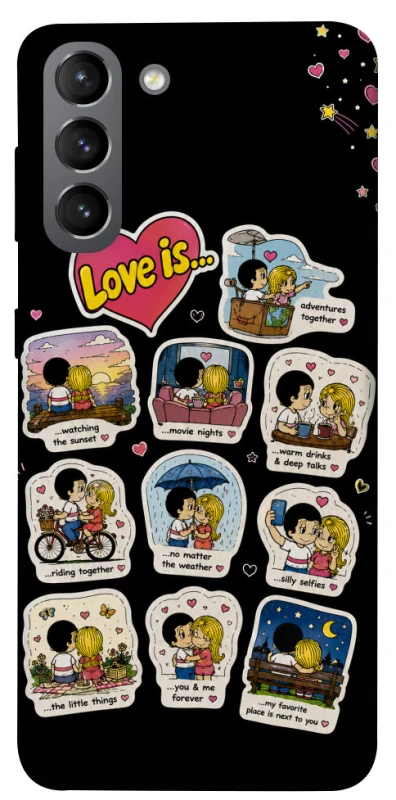 Чохол на Samsung Galaxy S21 Love is ver.4 фото 1 з 1