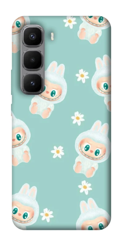 Чохол на Infinix Hot 60 Pro+ Labubu Green фото 1 з 1