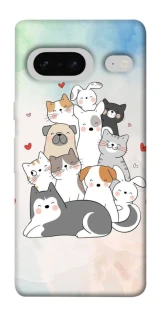 Чохол на Google Pixel 7 Funny Pets ver.2 фото 1 з 1