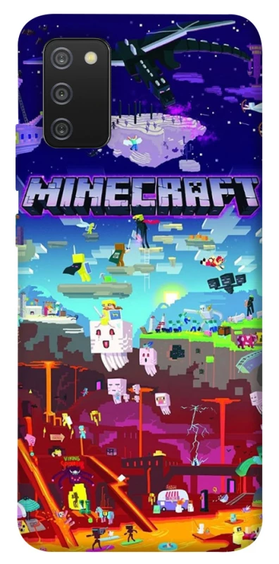 Чехол на Samsung Galaxy A02s Minecraft world фото 1 из 1