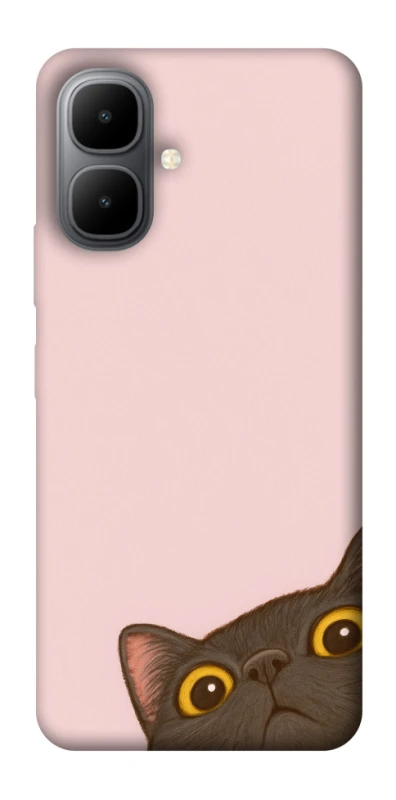 Чехол на Infinix Smart 10 Peeping cat фото 1 из 1