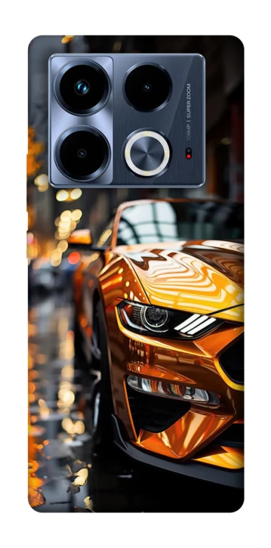 Чохол на Infinix Note 40 4G Golden sports car фото 1 з 1