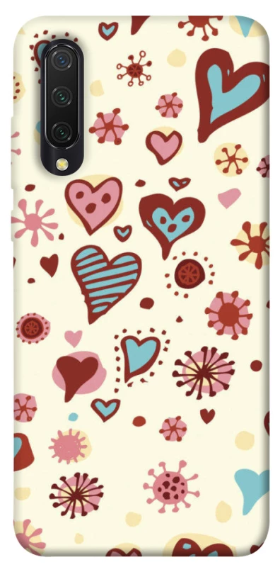 Чохол на Xiaomi Mi CC9 / Mi 9 Lite Pretty hearts фото 1 з 1