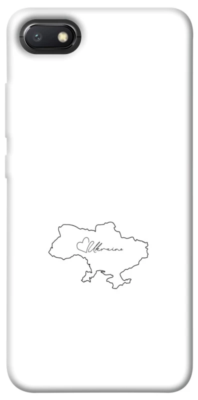 Чохол на Xiaomi Redmi 6A Ukraine map фото 1 з 1