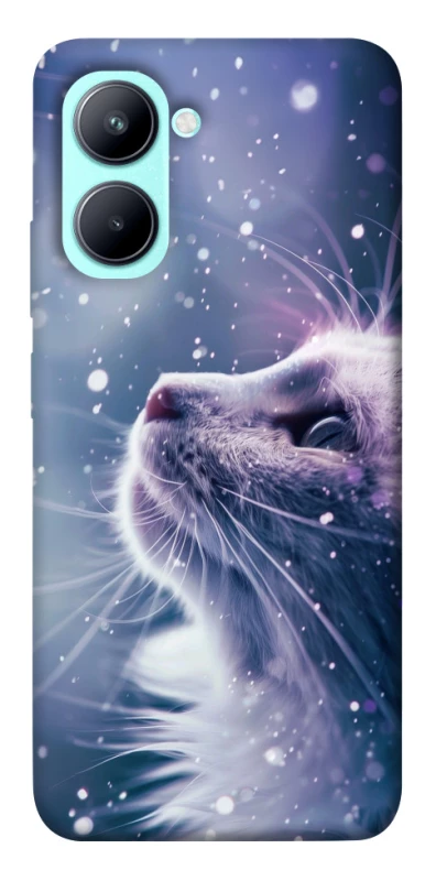 Чохол на Realme C33 Snow cat фото 1 з 1