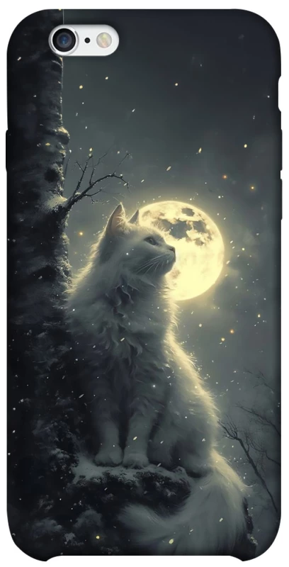 Чехол на Apple iPhone 6/6s (4.7") Кот под луной фото 1 из 1